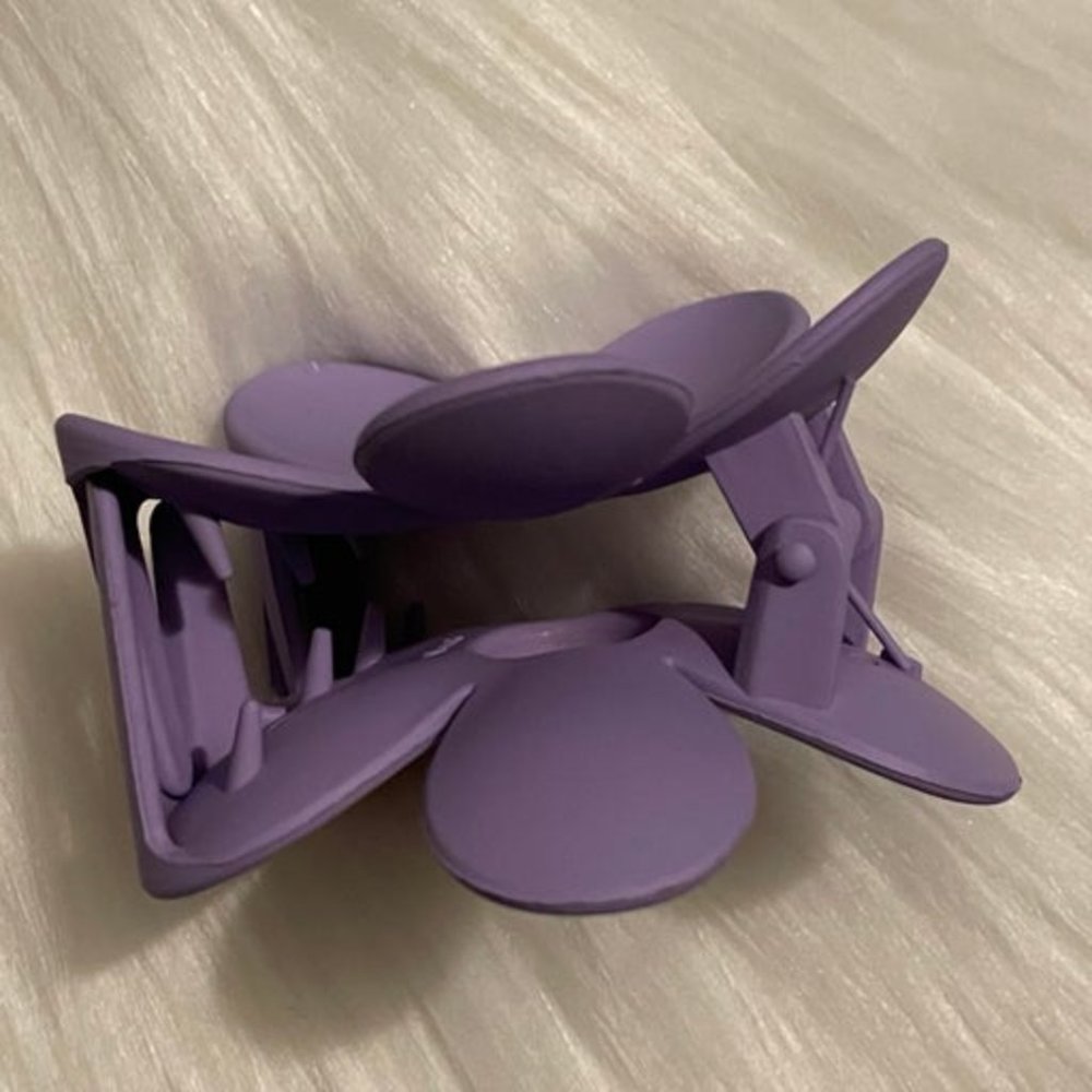 Violet  Flower Hair claw